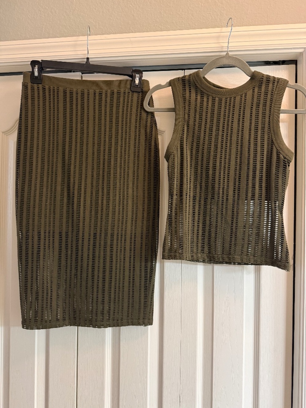 2 pc top & skirt set